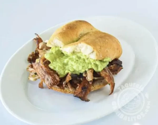 Torta árabe con guacamole